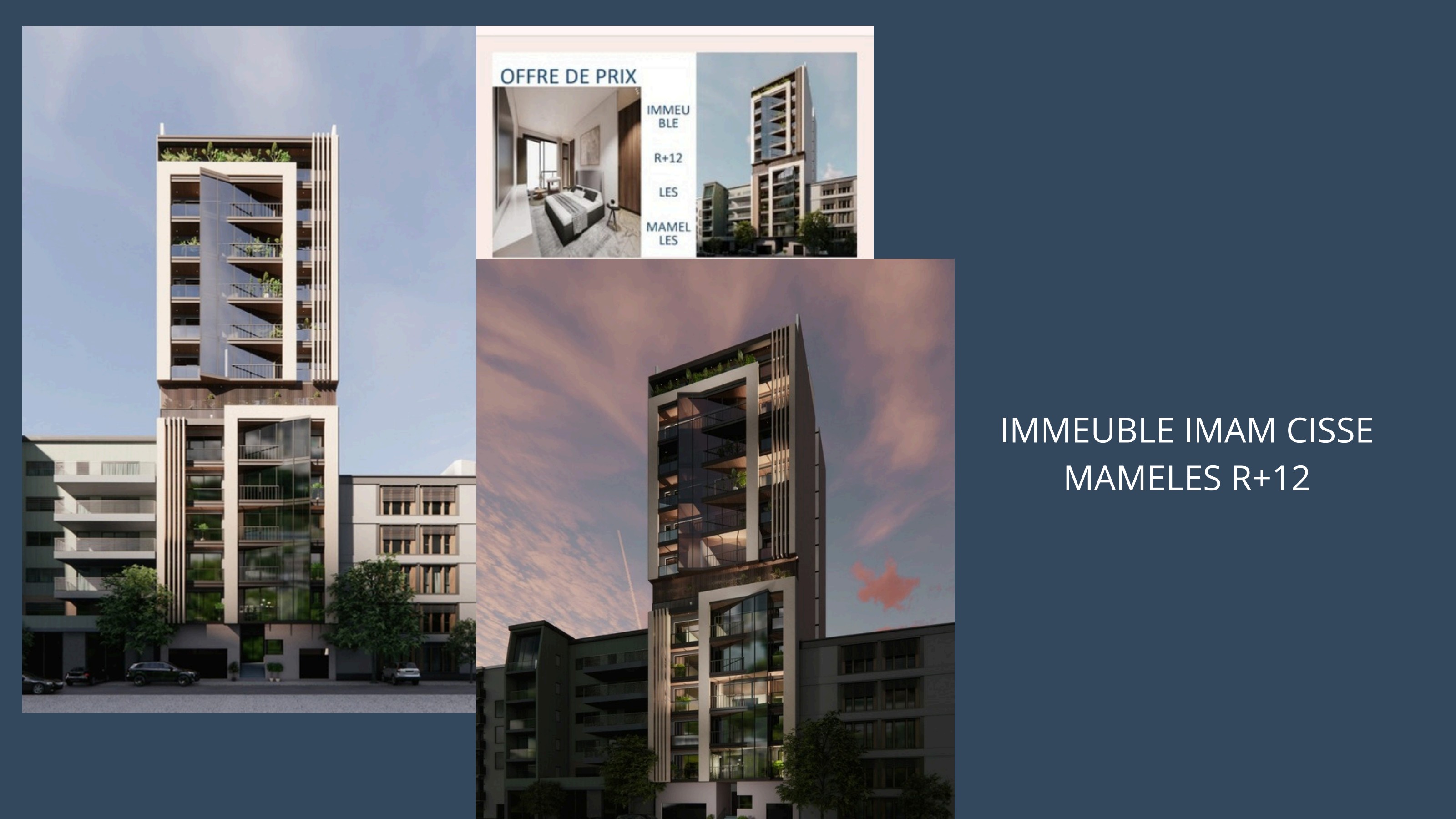 Immeuble Imam Cissé · R+12 Les Mamelles
