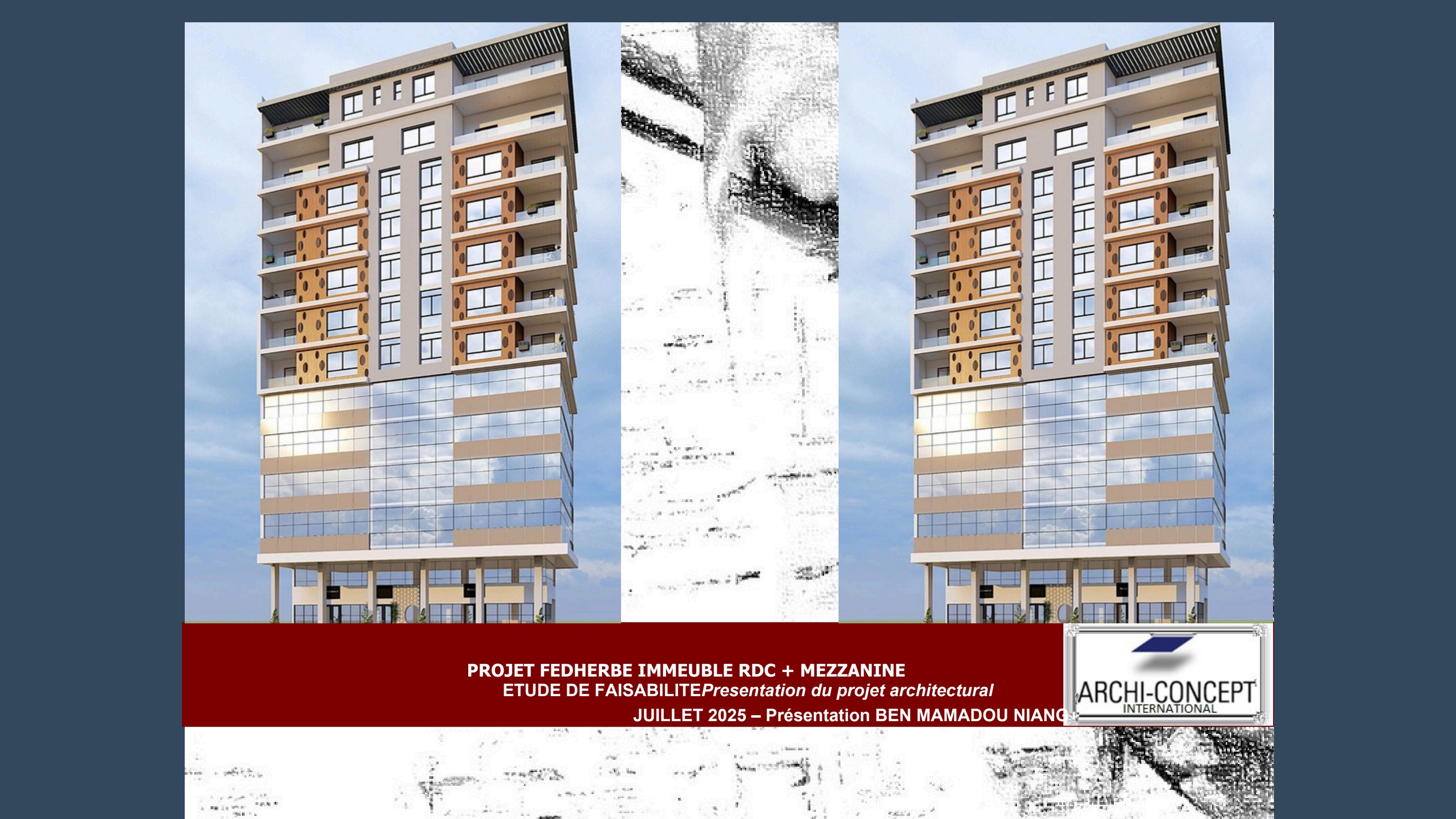 Projet Fedherbe · RDC + Mezzanine